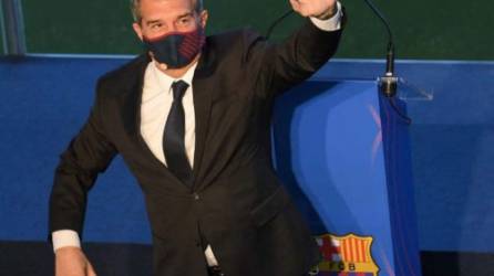 Joan Laporta ha regresado a la presidencia del FC Barcelona. Foto AFP.