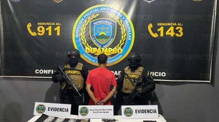 Alias “Lunay” fue arrestado este miércoles en San Pedro Sula (Honduras).