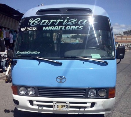 Matan a balazos a conductor de microbús en Tegucigalpa