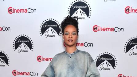 La cantante, actriz y empresaria Rihanna en la CinemaCon de Las Vegas, Nevada.
