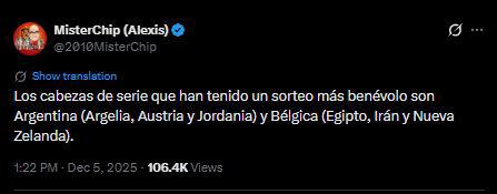 Revuelo por grupo de Argentina, Faitelson da pronóstico y dardo de Chepe Bomba