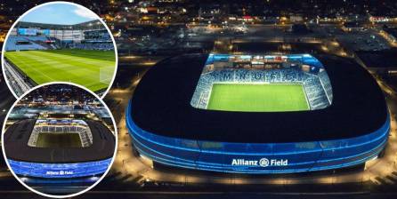 El estadio de Minnesota cuenta con un sistema de calefacción debajo del césped natural para palear las condiciones climáticas.