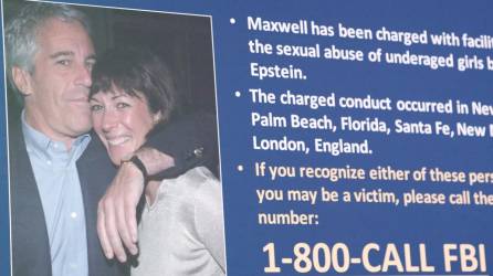 Ghislaine Maxwell es acusada por su presunto papel en la explotación sexual y el abuso de varias niñas menores por Jeffrey Epstein. EFE