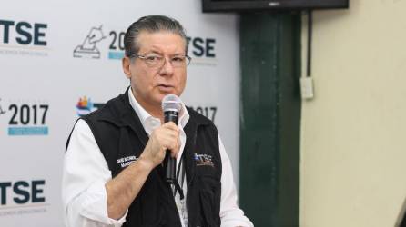 David Matamoros Batson, expresidente del extinto Tribunal Supremo Electoral (TSE).