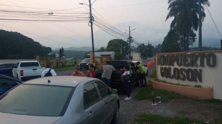 Los vuelos en la terminal aérea de La Ceiba están paralizados.