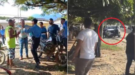 Vídeo del momento en que policías matan a empresario en Quimistán