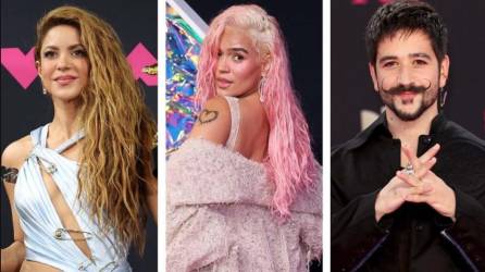 Shakira, Karol G y Camilo con siete nominaciones cada uno, son los artistas con más opciones de premio en los Latin Grammy 2023