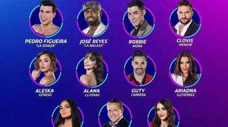 Los nominados de “La casa de los Famosos”.