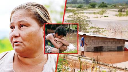 Pobladores claman por ayuda urgente luego de que las embravecidas aguas llegaran hasta sus casas.