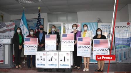 Honduras ha recibido ya 5.315.030 dosis de vacunas contra la covid-19 a través del mecanismo Covax.