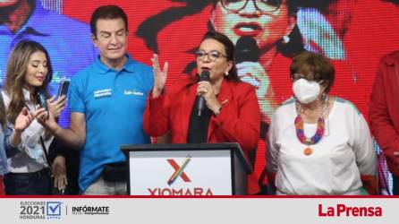 Xiomara Castro, candidata de Libre.