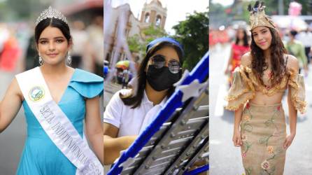 La belleza no pudo faltar en San Pedro Sula durante los desfiles del 15 de septiembre.