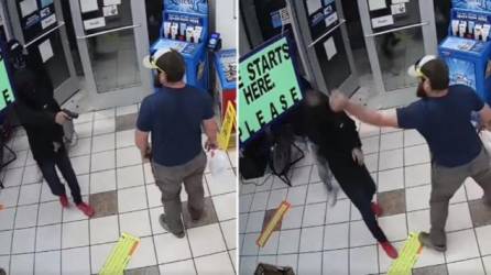 Un marine estadounidense desarma y retiene a un asaltante en una gasolinera de Arizona.
