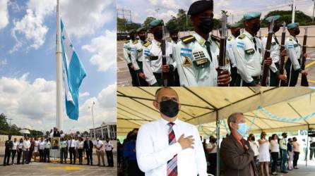 Autoridades de la UTH rindieron honor al héroe nacional.