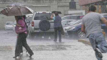 Las lluvias vendrán acompañadas de actividad eléctrica.