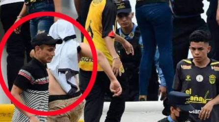 Pérez agredió a una mujer policía en el estadio Olímpico de San Pedro Sula cuando se jugaba un partido de fútbol.