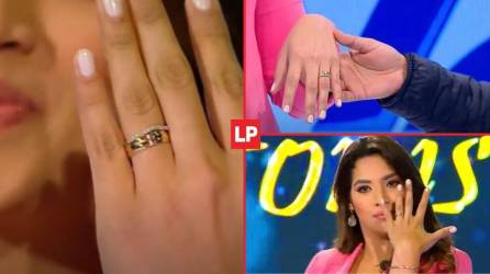Carolina Lanza mostró que su pareja, Eder Mejía, le entregó un “anillo de promesa”.