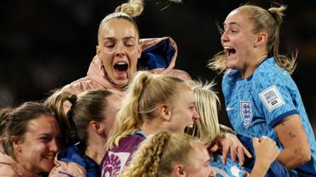 Las chicas de Inglaterra celebraron con euforia el pase a la final del Mundial Femenino 2023.