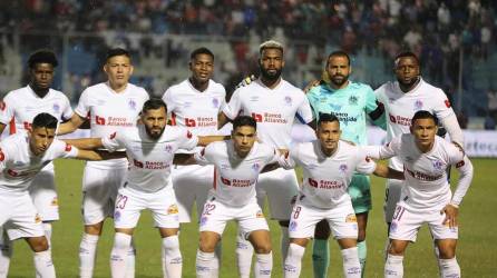 El 11 titular del Olimpia que enfrentó al Motagua.