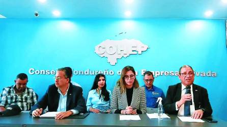 Autoridades del Cohep, CCIT y sectores productivos solicitaron al gobierno derogar el decreto de congelamiento de precios.
