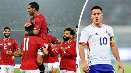 La Bélgica de Eden Hazard perdió contra la Egipto de Mohamed Salah en partido amistoso.