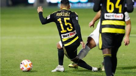 Edwin Rodríguez tuvo sus primeros minutos con el Aris Salónica en la Superliga de Grecia.