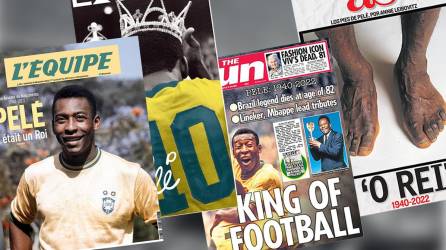 El fallecimiento de Pelé acapara las portadas en el mundo, en las que destacan lo grande que fue el brasileño y la huella que deja en el fútbol. “Leyenda”, “Inmortal” o “Larga vida al Rey”, son algunos de los titulares.