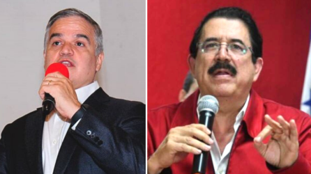 Yani Rosenthal, candidato presidencial, PL. Manuel Zelaya, ex presidente de Honduras.