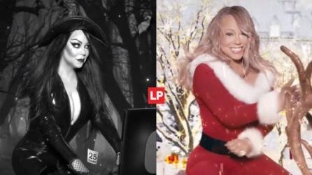 Imagen del video de Mariah Carey en redes sociales.