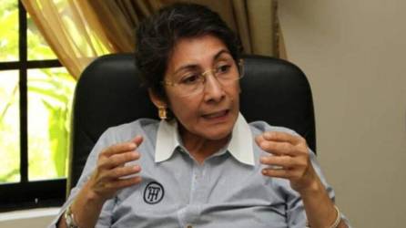La diputada del Partido Salvador de Honduras (PSH), Maribel Espinoza.