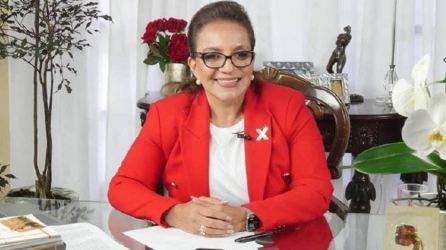 La nueva presidenta de Honduras, Xiomara Castro.