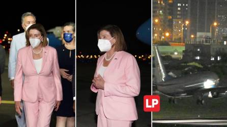 La presidenta de la Cámara de Representantes de Estados Unidos, Nancy Pelosi, aterrizó este martes en Taiwán, ignorando las amenazas chinas de represalias en caso de que la visita a la isla se llevase a cabo.