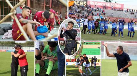 Las imágenes que dejó la última jornada (18) de las vueltas regulares del Torneo Apertura 2022 de la Liga Nacional de Honduras.