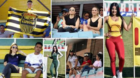 Las imágenes del ambiente de la jornada 18 del Torneo Apertura 2022 con bellas chicas que adornan los estadios de la Liga Nacional de Honduras.