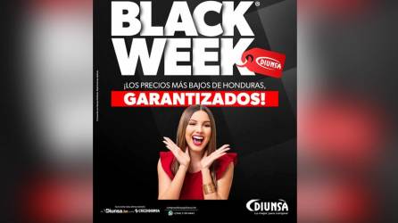 La promoción Black Week aplica en todas las tiendas Diunsa y en compras en línea, a través de Diunsa.hn.