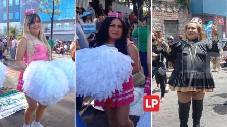 La comunidad LGTBI+ también se sumó este 15 de septiembre a los desfiles de las fiestas patrias, con al menos dos grupos: uno de pomponeras y otro de palillonas.