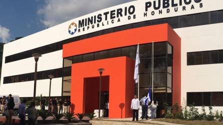 Imagen de archivo de las instalaciones del Ministerio Público en San Pedro Sula.
