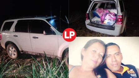 Rosibel Soto y Carlos Roberto Castro, pareja asesinada, fueron encontrados durante la noche de ayer miércoles en una plantación de piñas en El Porvenir, Atlántida.