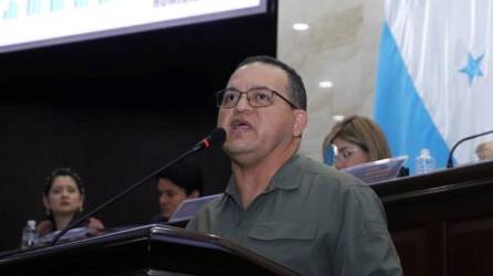 Gustavo Sánchez, ministro de Seguridad, expuso anoche en el Congreso Nacional los resultados del estado de excepción que rige en 123 municipios de Honduras.