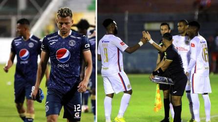 Las imágenes de los partidos que abrieron la cuarta jornada del Torneo Clausura 2023 de la Liga Nacional de Honduras.