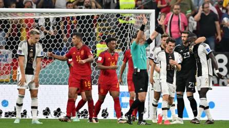 España y Alemania se sacaron chispas e igularon 1-1 en el partido de la segunda jornada del Grupo E del Mundial de Qatar 2022.