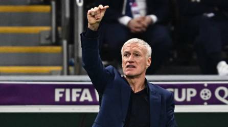 Didier Deschamps, durante el partido de semifinal del Mundial de Qatar 2022 contra Marruecos.