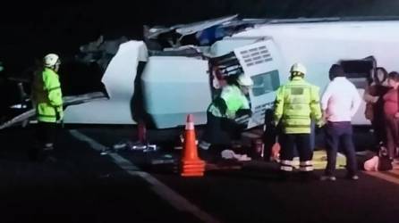 El accidente se registró la madrugada de este martes en una carretera de Oaxaca.