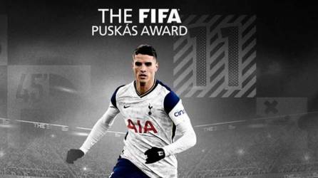 Golazo de Erik Lamela, ganador del premio Puskás 2021