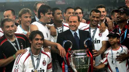 El AC Milan vivió una de sus épocas más gloriosas cuando Silvio Berlusconi era su presidente.