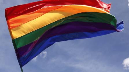 La bandera LGBTI.