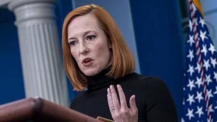 Foto de archivo de la portavoz de la Casa Blanca, Jen Psaki. EFE/EPA/SHAWN THEW