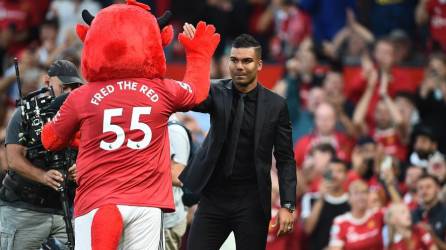 Casemiro fue presentado el pasado lunes 22 de agosto en el partido ante Liverpool.