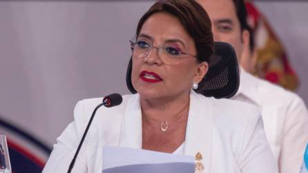 La presidenta hondureña Xiomara Castro.