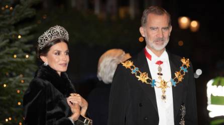 Los reyes de España Letizia y Felipe IV